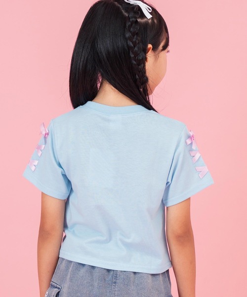 ANAP kids(アナップキッズ)の「袖スピンドル カップケーキプリントTシャツ(Tシャツ/カットソー・キッズ・ライトピンク/ホワイト/ライトブルー・130cm/120cm/110cm)」の17枚目の写真