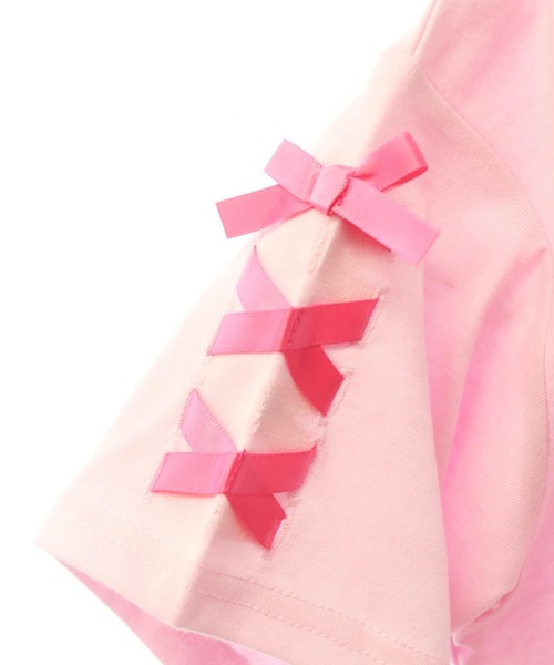 ANAP kids(アナップキッズ)の「袖スピンドル カップケーキプリントTシャツ(Tシャツ/カットソー・キッズ・ライトピンク/ホワイト/ライトブルー・130cm/120cm/110cm)」の14枚目の写真