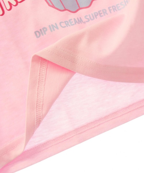 ANAP kids(アナップキッズ)の「袖スピンドル カップケーキプリントTシャツ(Tシャツ/カットソー・キッズ・ライトピンク/ホワイト/ライトブルー・130cm/120cm/110cm)」の7枚目の写真