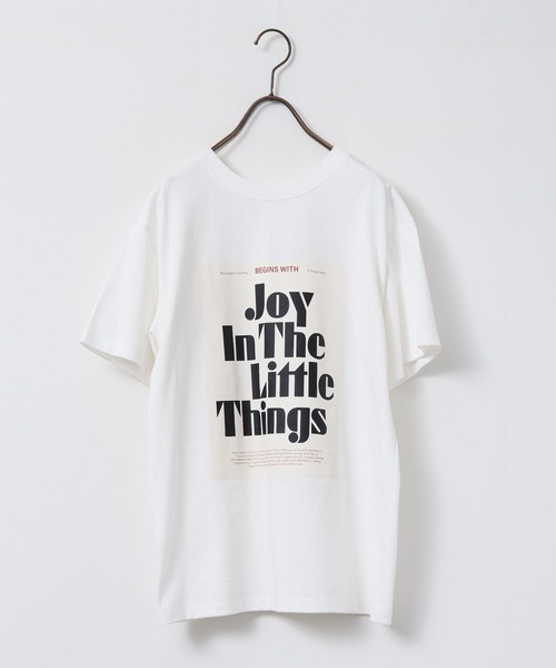 hunch(ハンチ)の「半袖 ロゴプリントTシャツ(Tシャツ/カットソー・レディース・グレー系その他/ブラック系その他/ホワイト系その他・FREE)」の5枚目の写真