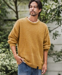 mn3152-Minimal Shaggy Knit Pullover シャギーニット