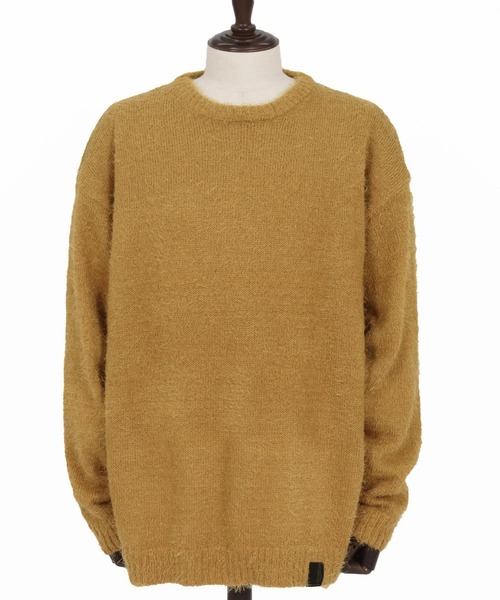 CAMBIO（カンビオ）の「mn3152-Minimal Shaggy Knit Pullover シャギーニット（ニット/セーター・メンズ・ブラック/グレー/イエロー・M/L）」の20枚目の写真
