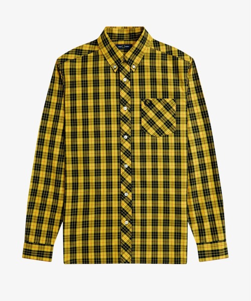 FRED PERRY(フレッドペリー)の「Macleod Tartan Shirt/マクラウドタータンシャツ(シャツ/ブラウス・メンズ・イエロー・M/L/S)」の5枚目の写真