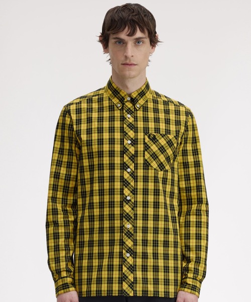 FRED PERRY(フレッドペリー)の「Macleod Tartan Shirt/マクラウドタータンシャツ(シャツ/ブラウス・メンズ・イエロー・M/L/S)」の3枚目の写真