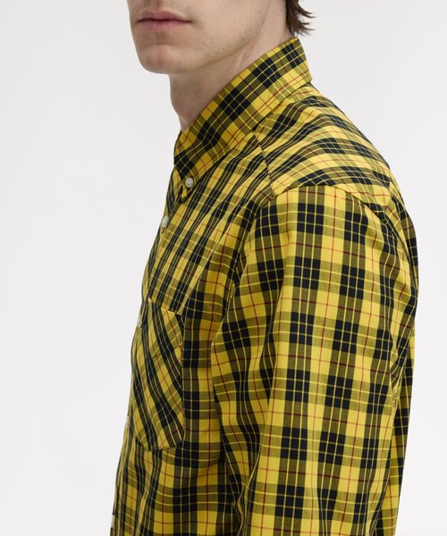 FRED PERRY(フレッドペリー)の「Macleod Tartan Shirt/マクラウドタータンシャツ(シャツ/ブラウス・メンズ・イエロー・M/L/S)」の8枚目の写真