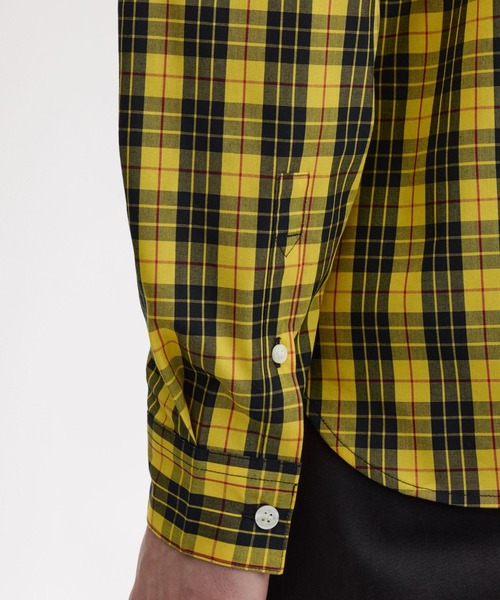 FRED PERRY(フレッドペリー)の「Macleod Tartan Shirt/マクラウドタータンシャツ(シャツ/ブラウス・メンズ・イエロー・M/L/S)」の2枚目の写真