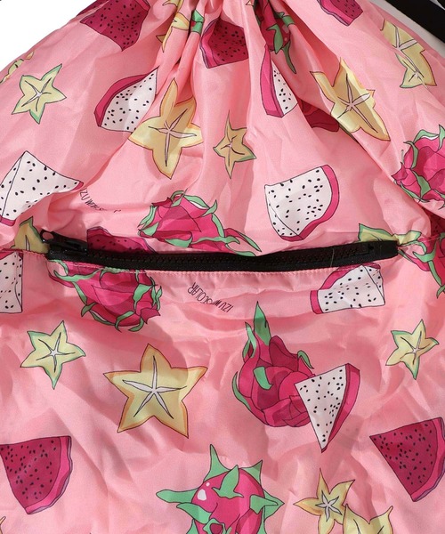 ScoLar（スカラー）の「652449：仲宗根泉(HY)コラボ 2柄展開折り畳みリュック（バックパック/リュック・レディース・ピンク/ブラック・FREE）」の17枚目の写真