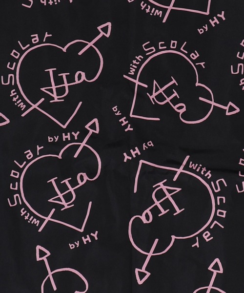 ScoLar（スカラー）の「652449：仲宗根泉(HY)コラボ 2柄展開折り畳みリュック（バックパック/リュック・レディース・ピンク/ブラック・FREE）」の13枚目の写真