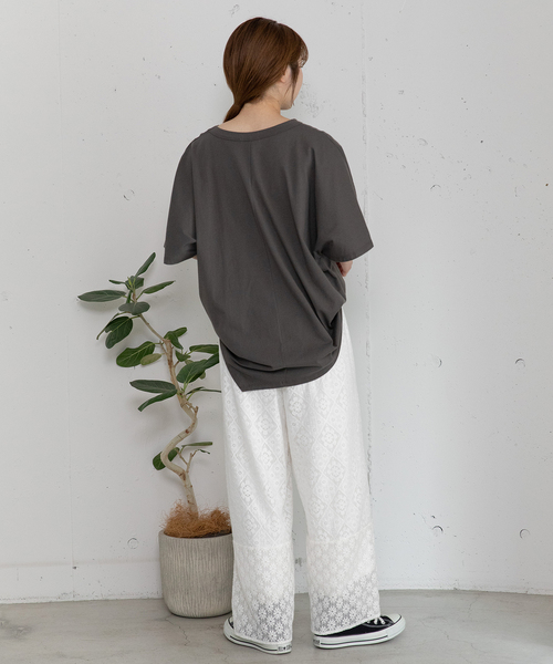 POU DOU DOU（プードゥドゥ）の「ラッセルレースパンツ（その他パンツ・レディース・オフホワイト/ブラック・M）」の18枚目の写真