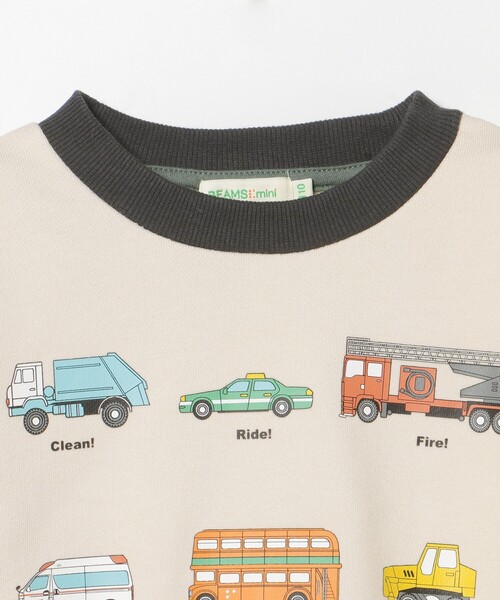 BEAMS mini（ビームスミニ）の「ワーキングカー スウェット 2025FW（90～130cm）（スウェット・キッズ・オレンジ系その他6/インディゴブルー/その他・90/100/110/120/130）」の19枚目の写真