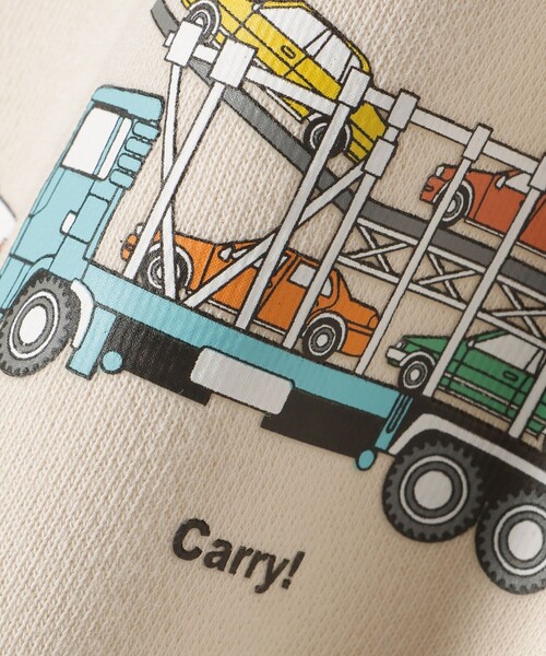 BEAMS mini（ビームスミニ）の「ワーキングカー スウェット 2025FW（90～130cm）（スウェット・キッズ・オレンジ系その他6/インディゴブルー/その他・90/100/110/120/130）」の22枚目の写真