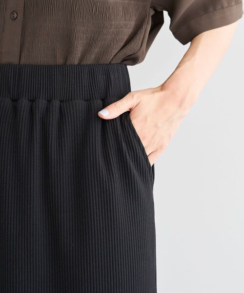 ELENCARE DUE（エレンカーレデュエ）の「・ELENCARE DUE リブナロースカート（スカート・レディース・ブラック/ボルドー/グリーン/ダークグレー/ネイビー・FREE）」の22枚目の写真