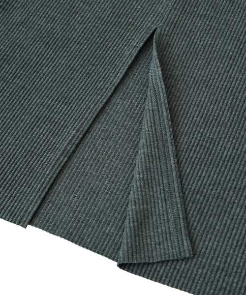 ELENCARE DUE（エレンカーレデュエ）の「・ELENCARE DUE リブナロースカート（スカート・レディース・ブラック/ボルドー/グリーン/ダークグレー/ネイビー・FREE）」の13枚目の写真