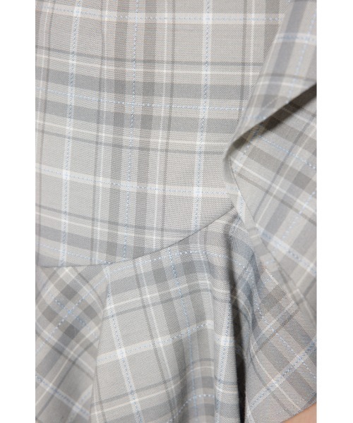 rienda（リエンダ）の「フリルスリットハイウエストスコートショートパンツ 秋服　冬服（スカート・レディース・ブラック/グレー系その他/マルチ/ベージュ系その他・SMALL/MEDIUM）」の7枚目の写真