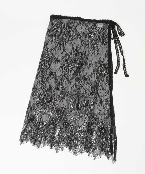 LOWRYS FARM（ローリーズファーム）の「レースラップベルト  578586（ベルト・レディース・ブラック/ホワイト・FREE）」の2枚目の写真