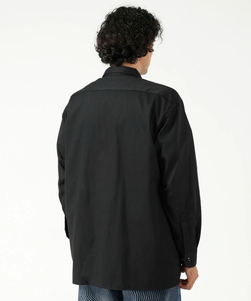 Dickies(ディッキーズ)の「Dickies/ディッキーズ ワークシャツ /長袖シャツ "574"(シャツ/ブラウス・メンズ・ネイビー/ダークブラウン/チャコールグレー/ブラック/サンドベージュ・MEDIUM/LARGE/SMALL/X-LARGE/3L)」の7枚目の写真