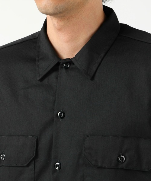 Dickies(ディッキーズ)の「Dickies/ディッキーズ ワークシャツ /長袖シャツ "574"(シャツ/ブラウス・メンズ・ネイビー/ダークブラウン/チャコールグレー/ブラック/サンドベージュ・MEDIUM/LARGE/SMALL/X-LARGE/3L)」の9枚目の写真