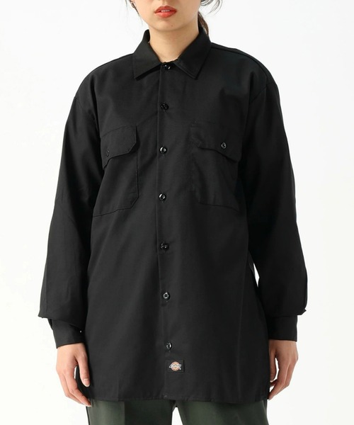 Dickies(ディッキーズ)の「Dickies/ディッキーズ ワークシャツ /長袖シャツ "574"(シャツ/ブラウス・メンズ・ネイビー/ダークブラウン/チャコールグレー/ブラック/サンドベージュ・MEDIUM/LARGE/SMALL/X-LARGE/3L)」の11枚目の写真