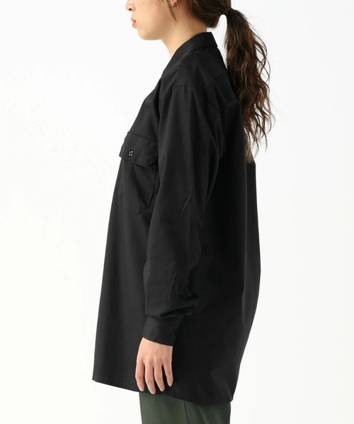 Dickies(ディッキーズ)の「Dickies/ディッキーズ ワークシャツ /長袖シャツ "574"(シャツ/ブラウス・メンズ・ネイビー/ダークブラウン/チャコールグレー/ブラック/サンドベージュ・MEDIUM/LARGE/SMALL/X-LARGE/3L)」の12枚目の写真