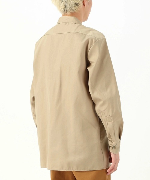 Dickies(ディッキーズ)の「Dickies/ディッキーズ ワークシャツ /長袖シャツ "574"(シャツ/ブラウス・メンズ・ネイビー/ダークブラウン/チャコールグレー/ブラック/サンドベージュ・MEDIUM/LARGE/SMALL/X-LARGE/3L)」の16枚目の写真