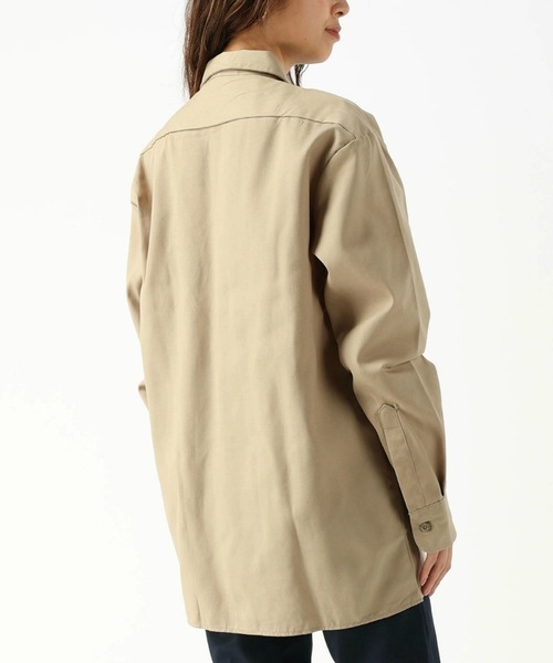 Dickies(ディッキーズ)の「Dickies/ディッキーズ ワークシャツ /長袖シャツ "574"(シャツ/ブラウス・メンズ・ネイビー/ダークブラウン/チャコールグレー/ブラック/サンドベージュ・MEDIUM/LARGE/SMALL/X-LARGE/3L)」の21枚目の写真
