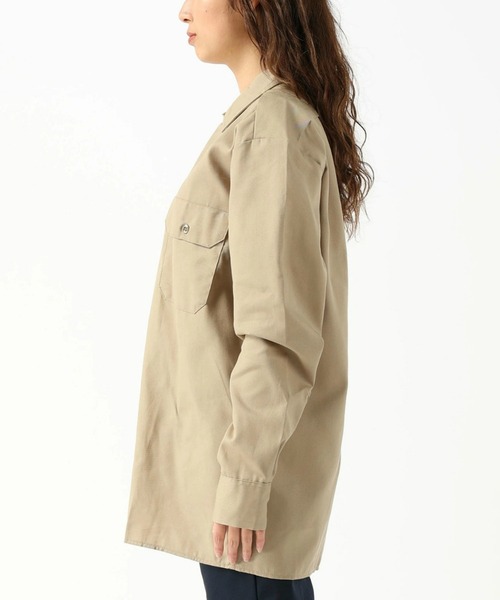 Dickies(ディッキーズ)の「Dickies/ディッキーズ ワークシャツ /長袖シャツ "574"(シャツ/ブラウス・メンズ・ネイビー/ダークブラウン/チャコールグレー/ブラック/サンドベージュ・MEDIUM/LARGE/SMALL/X-LARGE/3L)」の22枚目の写真
