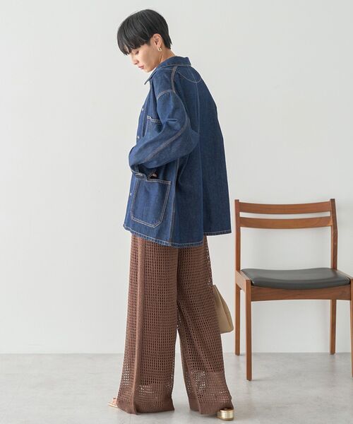 AMERICAN HOLIC(アメリカンホリック)の「メッシュパンツ(その他パンツ・レディース・ネイビー/オレンジ/ブラック/ブラウン・M/L)」の14枚目の写真