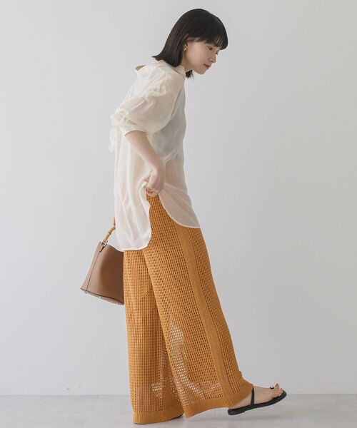 AMERICAN HOLIC(アメリカンホリック)の「メッシュパンツ(その他パンツ・レディース・ネイビー/オレンジ/ブラック/ブラウン・M/L)」の19枚目の写真