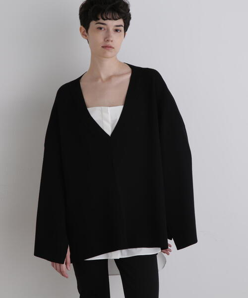 ルフィル☆ニット ◇オーバーサイズニットケーププルオーバー（ニット/セーター