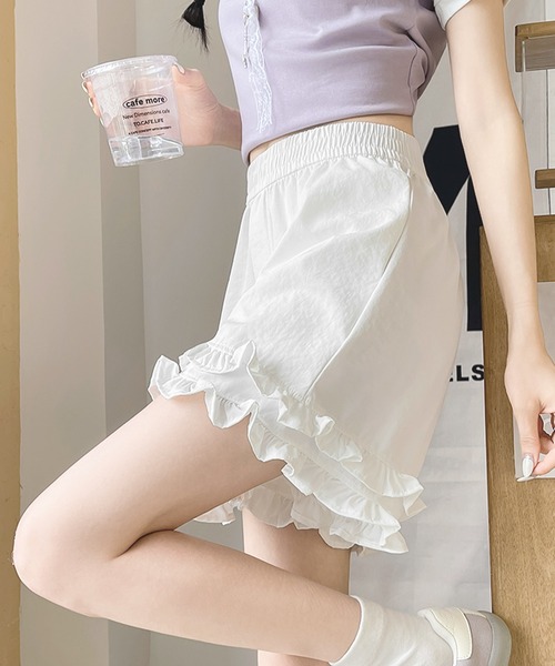 セール】【ZOZO限定】フリルショートパンツ（その他パンツ