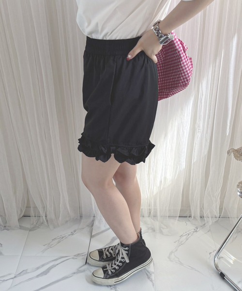 frunco（フランコ）の「【ZOZO限定】フリルショートパンツ（その他パンツ・レディース・ホワイト/ブラック/ピンク/ブルー・MEDIUM）」の21枚目の写真