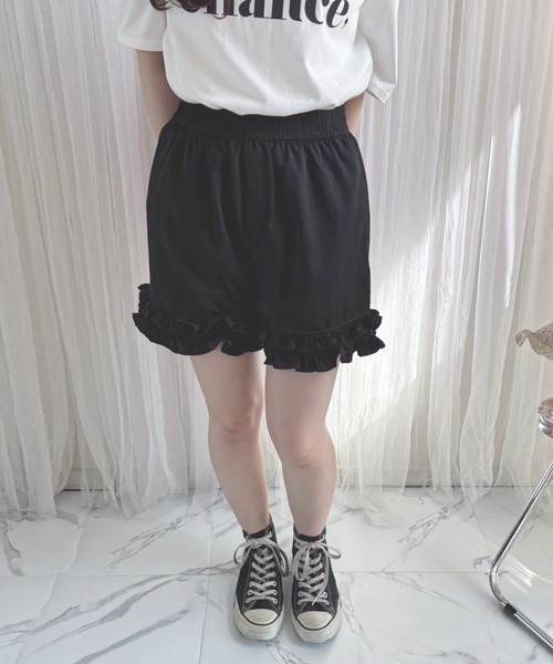 frunco（フランコ）の「【ZOZO限定】フリルショートパンツ（その他パンツ・レディース・ホワイト/ブラック/ピンク/ブルー・MEDIUM）」の20枚目の写真
