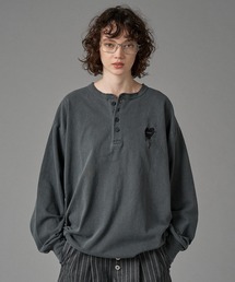 ONCILY(IVF[)HENRY NECK LONG SLEEVE T-SHIRT /w[lbNT(TVc/Jbg\[)