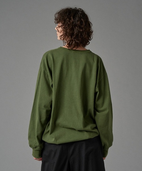 HENRY NECK LONG SLEEVE T-SHIRT /ヘンリーネックロンT（Tシャツ
