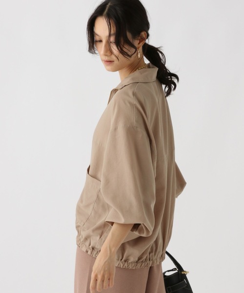 Elura（エルーラ）の「アイロンいらずドライブルゾン/590117（ブルゾン・レディース・ブラック/ベージュ・FREE）」の14枚目の写真