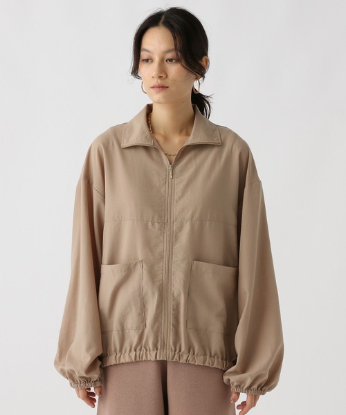 Elura（エルーラ）の「アイロンいらずドライブルゾン/590117（ブルゾン・レディース・ブラック/ベージュ・FREE）」の13枚目の写真