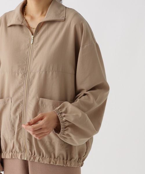 Elura（エルーラ）の「アイロンいらずドライブルゾン/590117（ブルゾン・レディース・ブラック/ベージュ・FREE）」の9枚目の写真