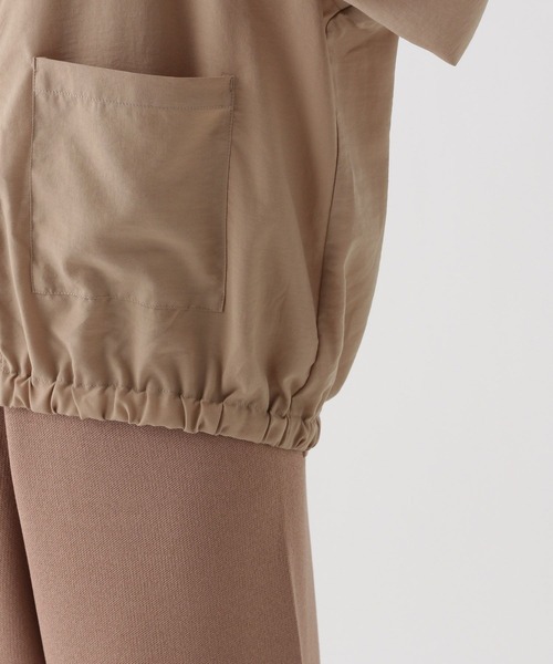 Elura（エルーラ）の「アイロンいらずドライブルゾン/590117（ブルゾン・レディース・ブラック/ベージュ・FREE）」の7枚目の写真