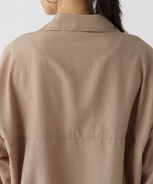 Elura（エルーラ）の「アイロンいらずドライブルゾン/590117（ブルゾン・レディース・ブラック/ベージュ・FREE）」の5枚目の写真