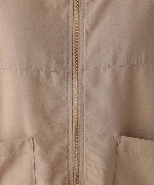 Elura（エルーラ）の「アイロンいらずドライブルゾン/590117（ブルゾン・レディース・ブラック/ベージュ・FREE）」の3枚目の写真