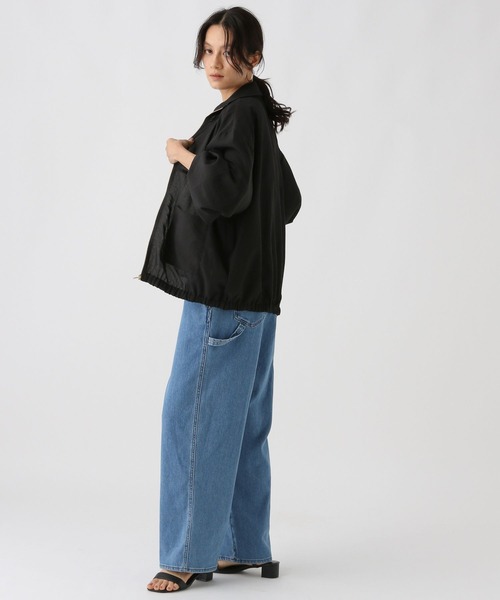 Elura（エルーラ）の「アイロンいらずドライブルゾン/590117（ブルゾン・レディース・ブラック/ベージュ・FREE）」の22枚目の写真