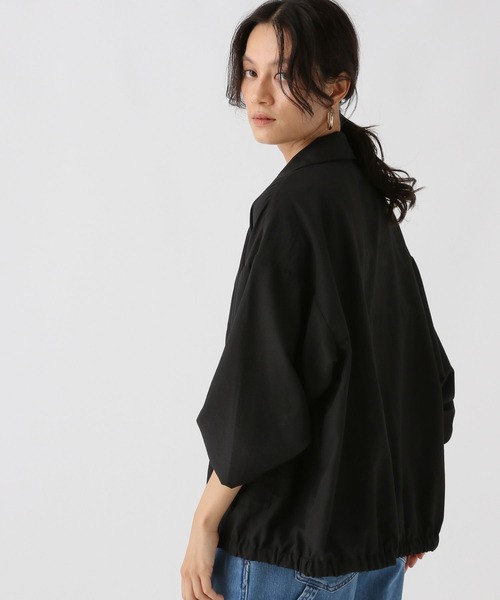 Elura（エルーラ）の「アイロンいらずドライブルゾン/590117（ブルゾン・レディース・ブラック/ベージュ・FREE）」の20枚目の写真