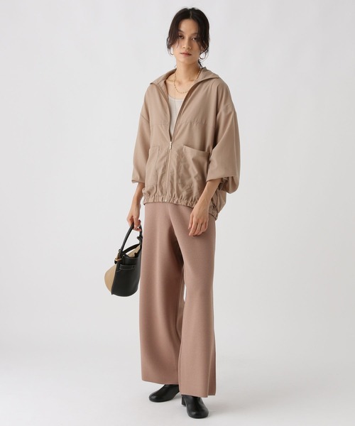 Elura（エルーラ）の「アイロンいらずドライブルゾン/590117（ブルゾン・レディース・ブラック/ベージュ・FREE）」の18枚目の写真