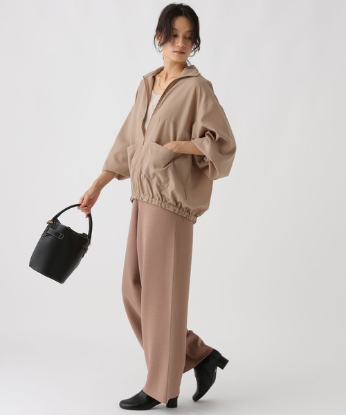 Elura（エルーラ）の「アイロンいらずドライブルゾン/590117（ブルゾン・レディース・ブラック/ベージュ・FREE）」の17枚目の写真