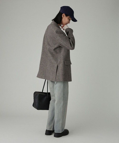 BABYLONE ECOウールツイルダブルジャケット セール】ECOウールツイルダブルジャケット（テーラードジャケット