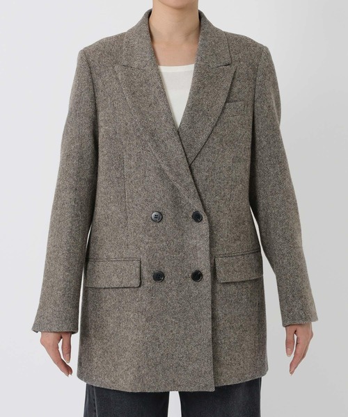 ECOウールツイルダブルジャケット（テーラードジャケット）｜BABYLONE