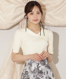 WILLSELECTION | アシメカラーリブニット(ニット/セーター)