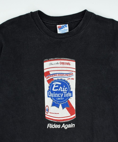 HANES（ヘインズ）の「【USED】90’s Hanes “ERIC QUINCY TATE” バンド Tシャツ（Tシャツ/カットソー・メンズ・ブラック・X-LARGE）」の2枚目の写真