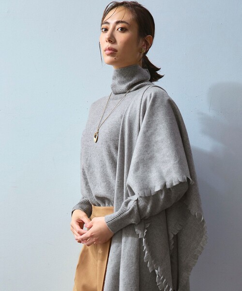 セール】ピュアカシミヤ タートルネック ニット（ニット/セーター