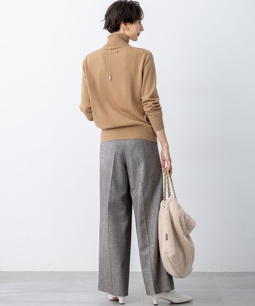 セール】ピュアカシミヤ タートルネック ニット（ニット/セーター